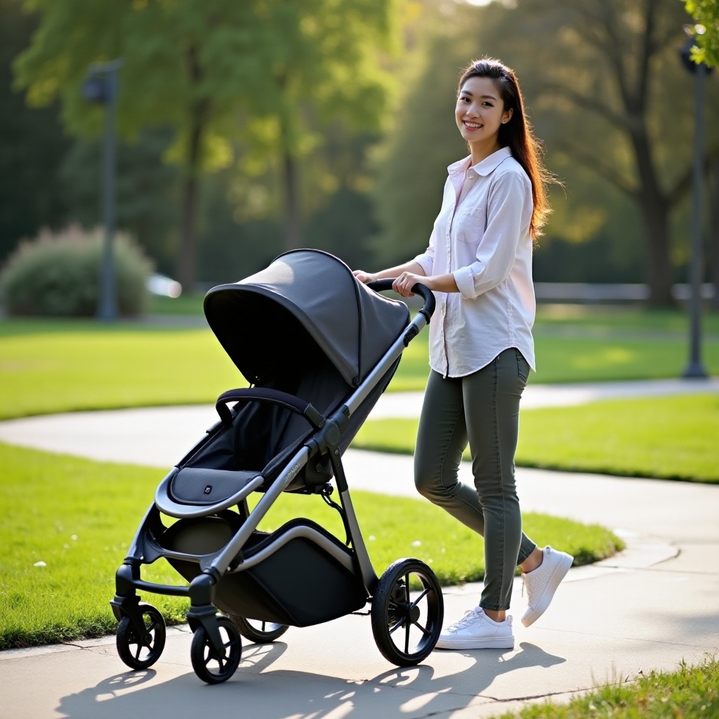 easy close stroller